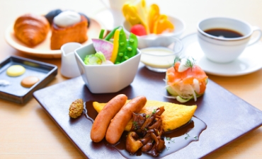洋食の朝食