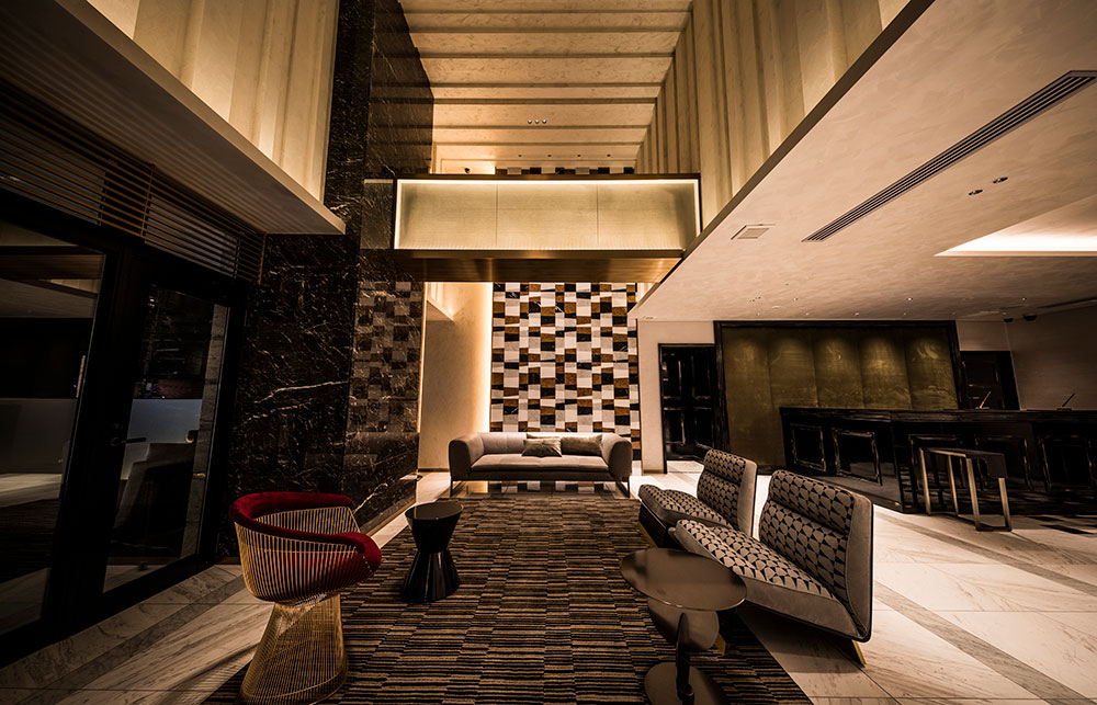 ライズホテル北新地のロビー